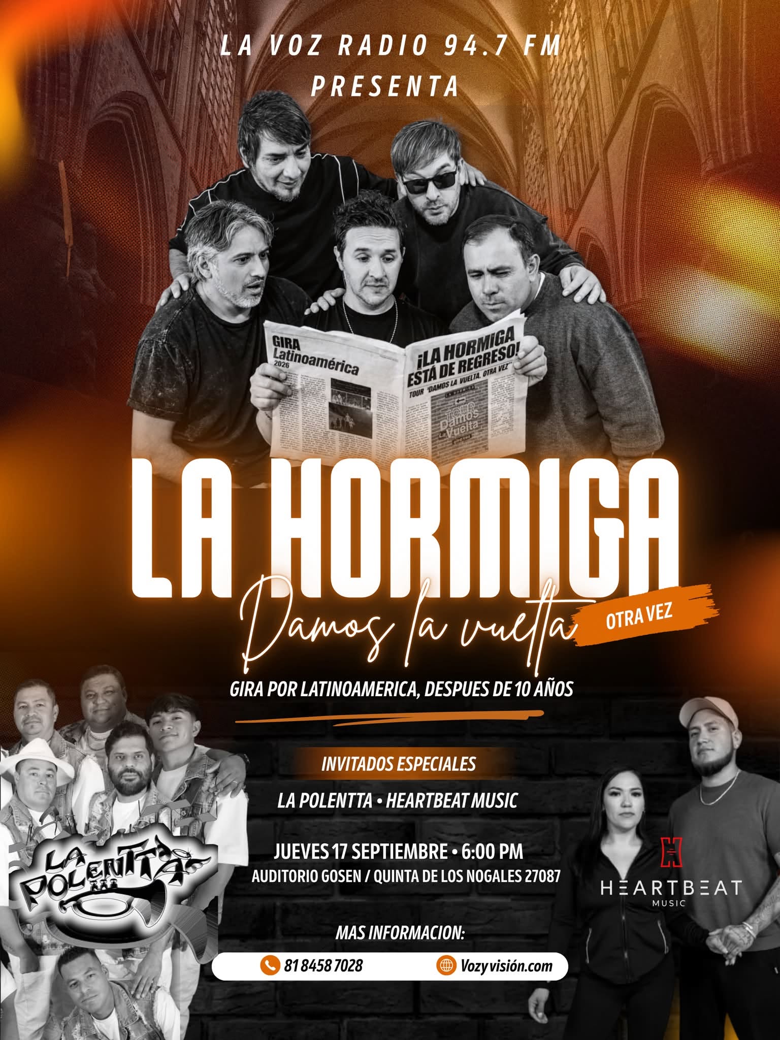 Flyer oficial de La Hormiga en Torreón